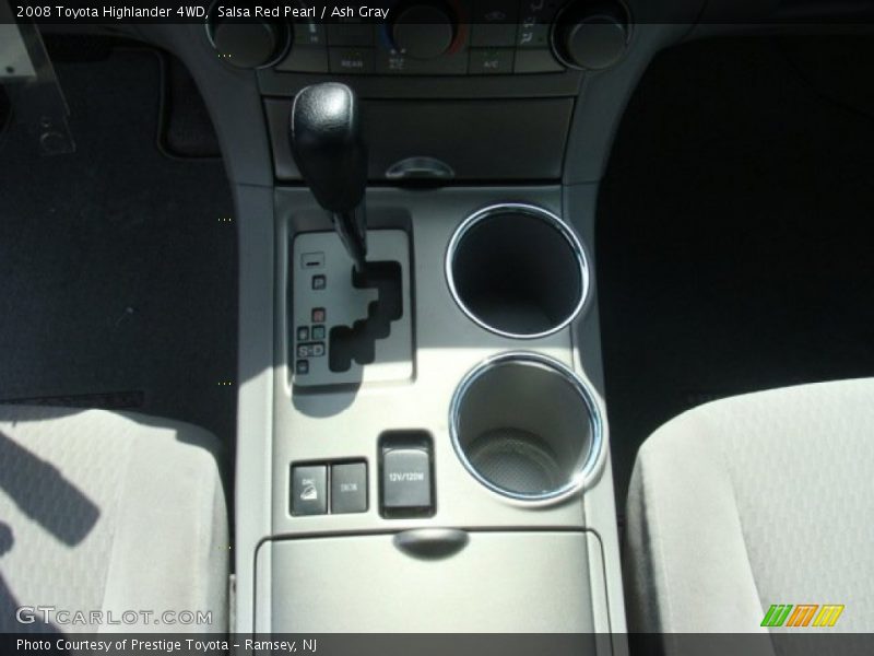 Salsa Red Pearl / Ash Gray 2008 Toyota Highlander 4WD