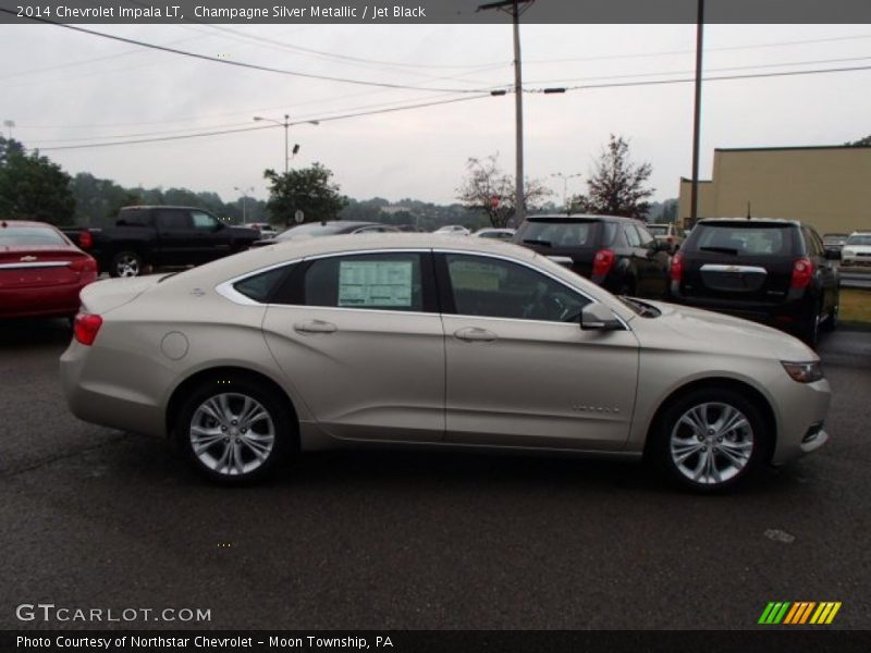 Champagne Silver Metallic / Jet Black 2014 Chevrolet Impala LT