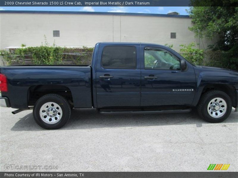 Imperial Blue Metallic / Dark Titanium 2009 Chevrolet Silverado 1500 LS Crew Cab