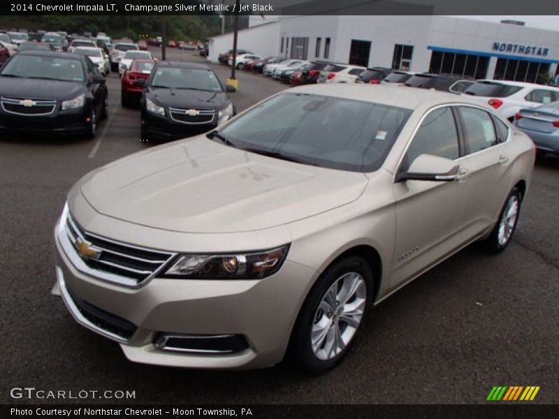 Champagne Silver Metallic / Jet Black 2014 Chevrolet Impala LT