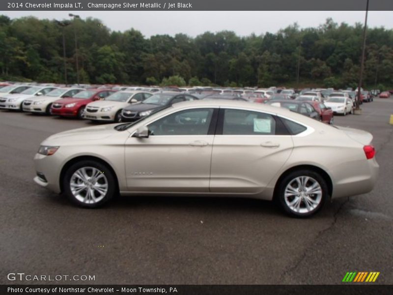 Champagne Silver Metallic / Jet Black 2014 Chevrolet Impala LT