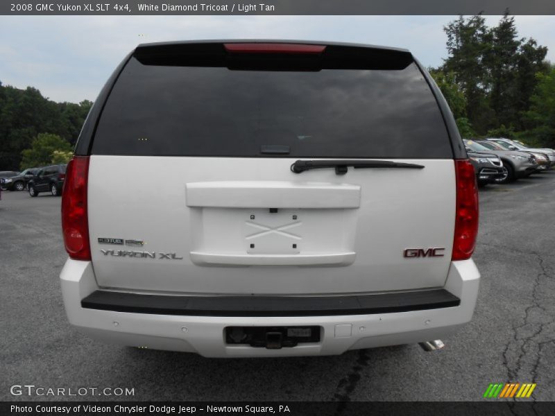 White Diamond Tricoat / Light Tan 2008 GMC Yukon XL SLT 4x4