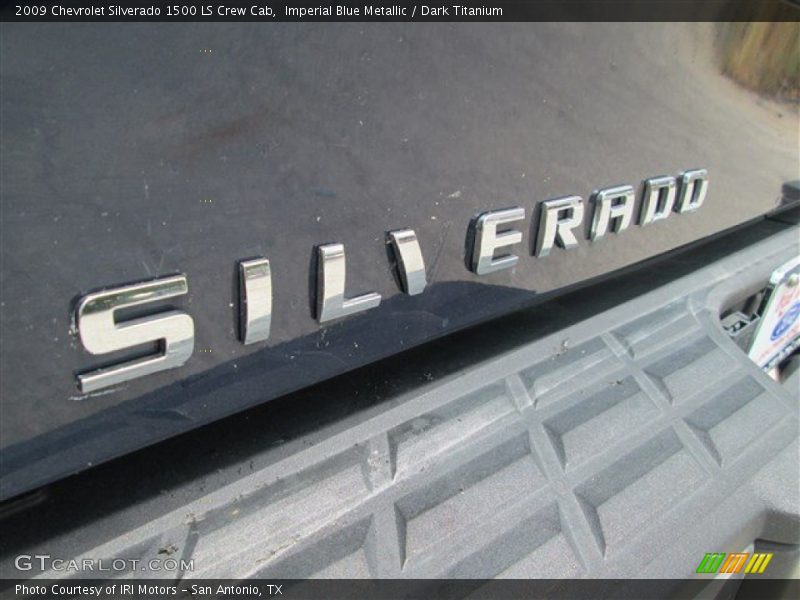 Imperial Blue Metallic / Dark Titanium 2009 Chevrolet Silverado 1500 LS Crew Cab