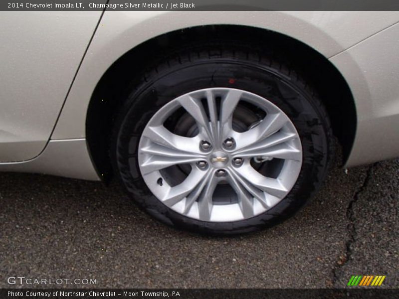 Champagne Silver Metallic / Jet Black 2014 Chevrolet Impala LT