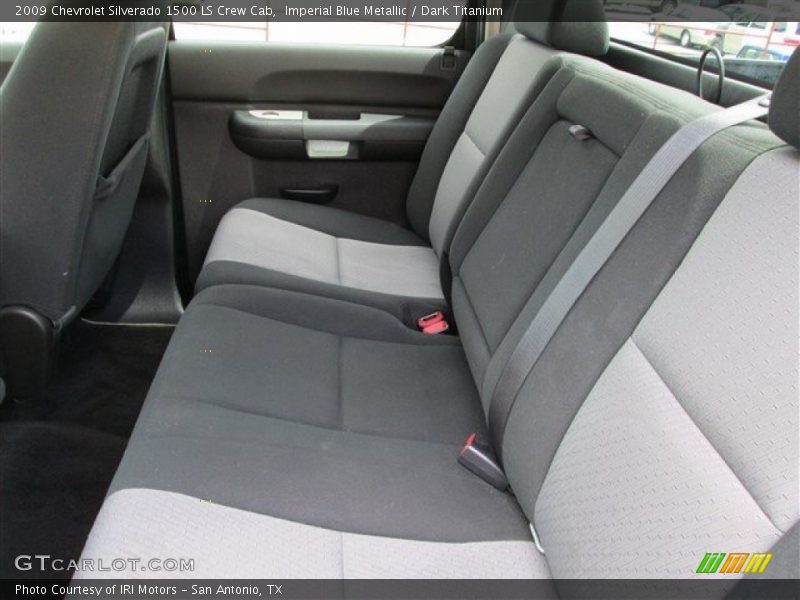 Imperial Blue Metallic / Dark Titanium 2009 Chevrolet Silverado 1500 LS Crew Cab