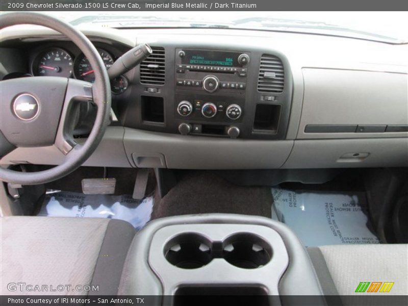 Imperial Blue Metallic / Dark Titanium 2009 Chevrolet Silverado 1500 LS Crew Cab