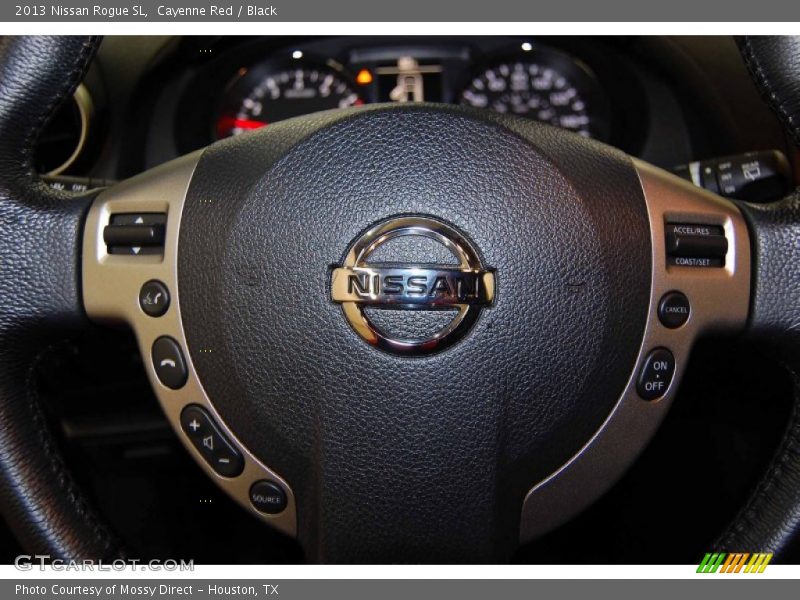 Cayenne Red / Black 2013 Nissan Rogue SL