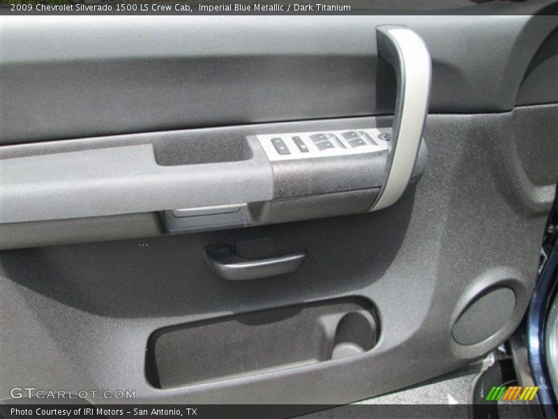 Imperial Blue Metallic / Dark Titanium 2009 Chevrolet Silverado 1500 LS Crew Cab