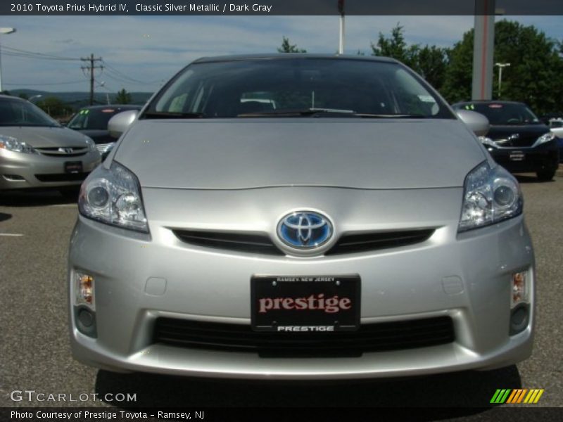 Classic Silver Metallic / Dark Gray 2010 Toyota Prius Hybrid IV