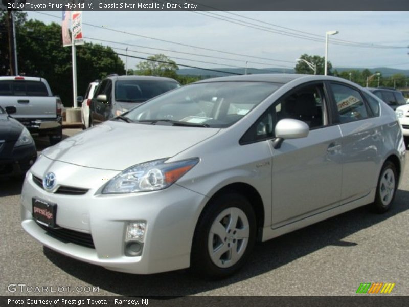 Classic Silver Metallic / Dark Gray 2010 Toyota Prius Hybrid IV