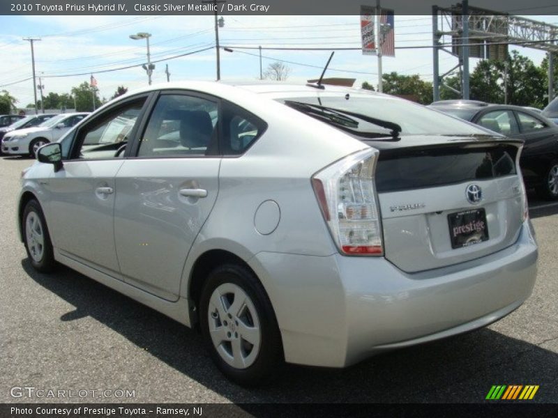 Classic Silver Metallic / Dark Gray 2010 Toyota Prius Hybrid IV