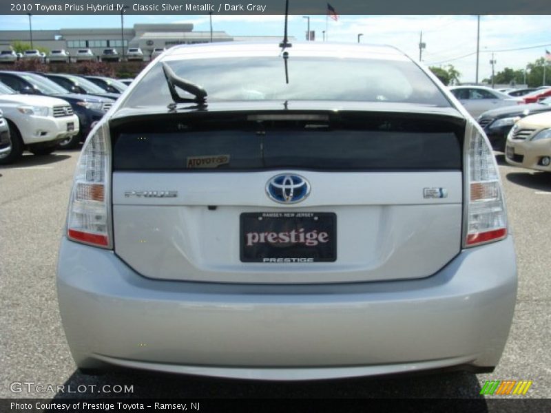 Classic Silver Metallic / Dark Gray 2010 Toyota Prius Hybrid IV