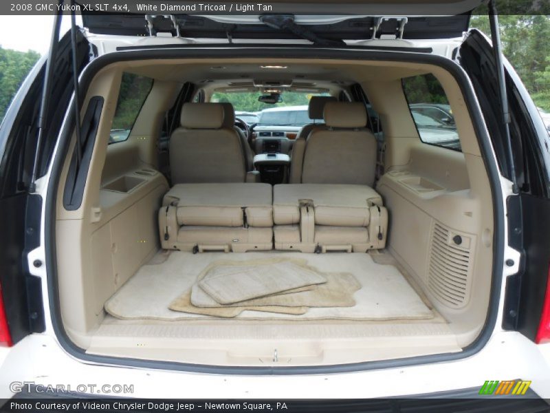 White Diamond Tricoat / Light Tan 2008 GMC Yukon XL SLT 4x4