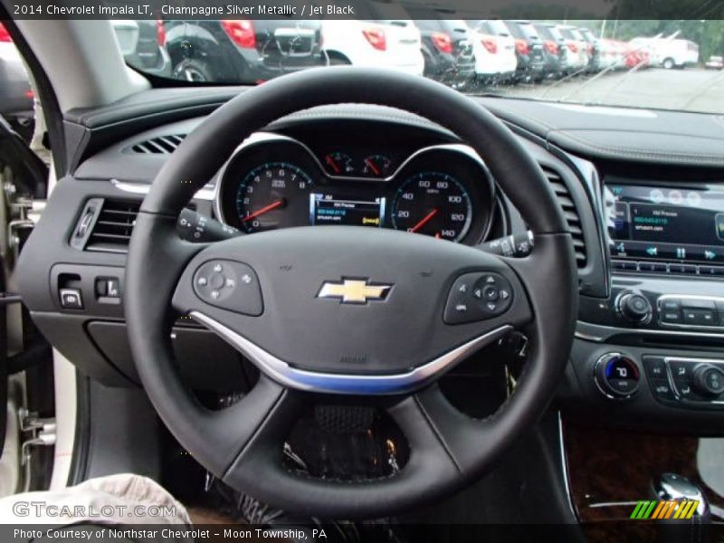 Champagne Silver Metallic / Jet Black 2014 Chevrolet Impala LT