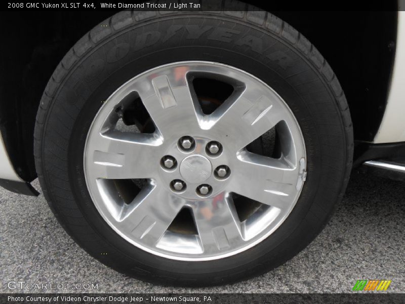 White Diamond Tricoat / Light Tan 2008 GMC Yukon XL SLT 4x4