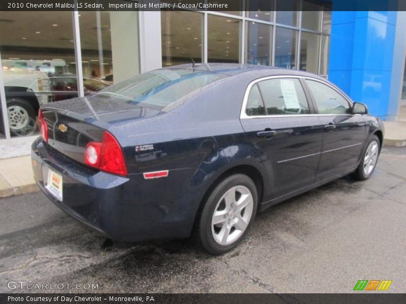 Imperial Blue Metallic / Cocoa/Cashmere 2010 Chevrolet Malibu LS Sedan