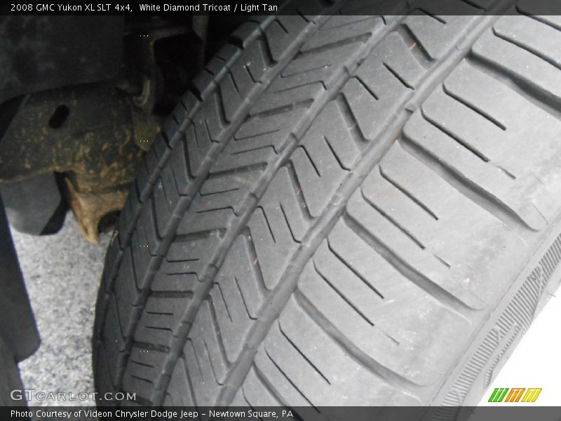 White Diamond Tricoat / Light Tan 2008 GMC Yukon XL SLT 4x4