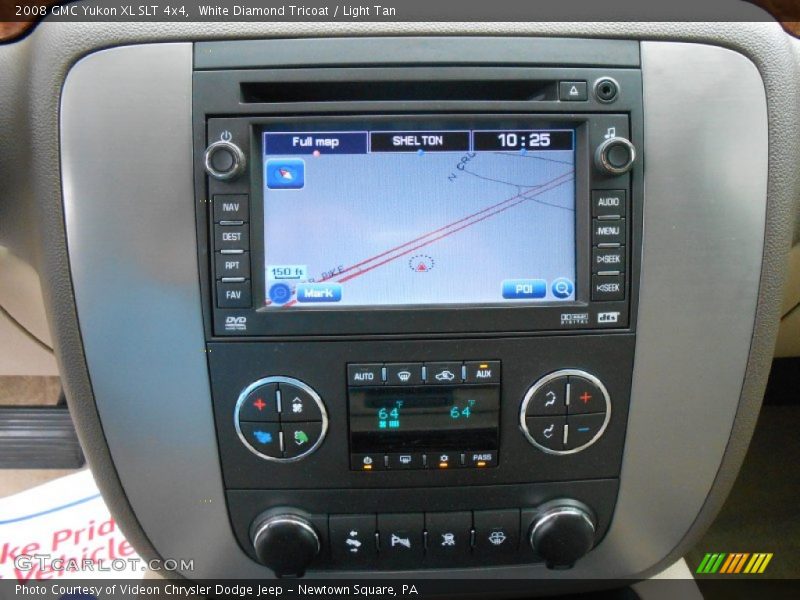 White Diamond Tricoat / Light Tan 2008 GMC Yukon XL SLT 4x4