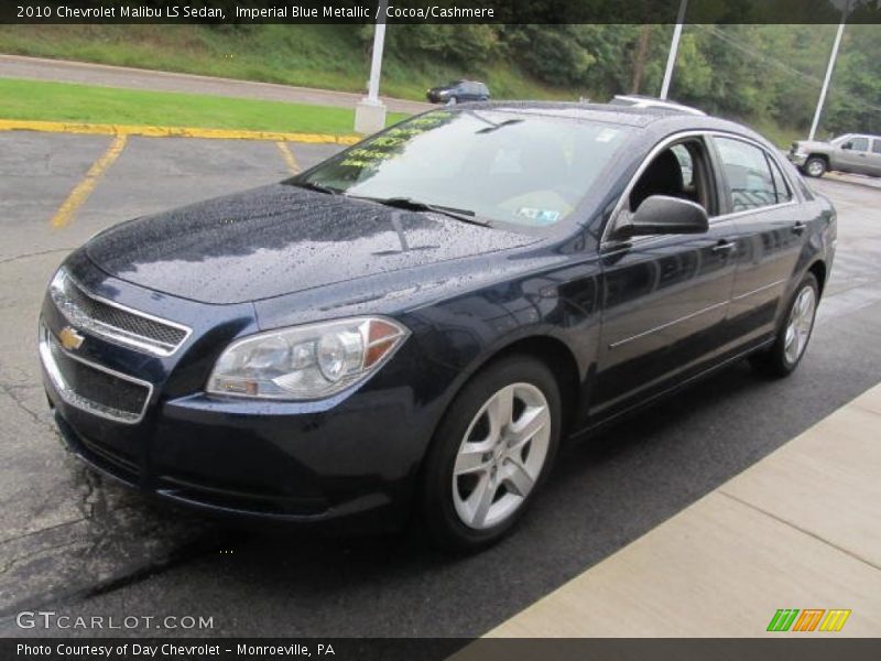 Imperial Blue Metallic / Cocoa/Cashmere 2010 Chevrolet Malibu LS Sedan