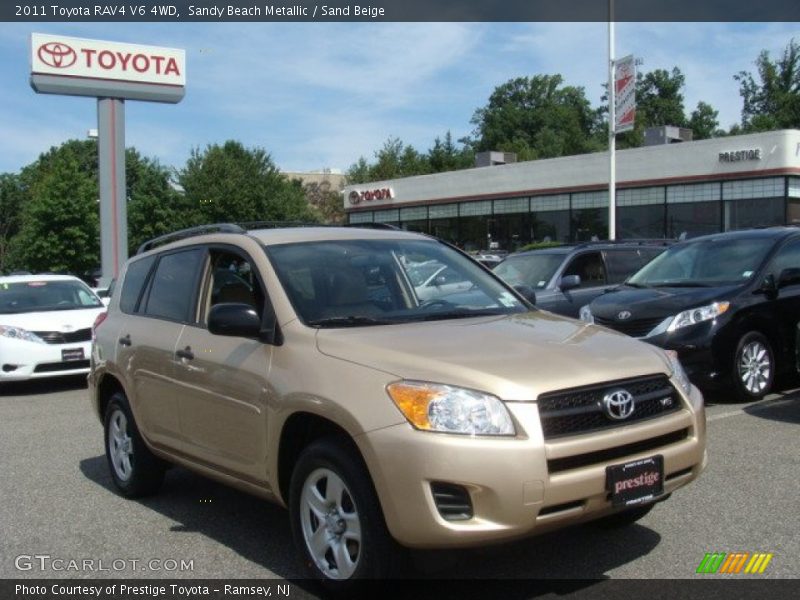 Sandy Beach Metallic / Sand Beige 2011 Toyota RAV4 V6 4WD