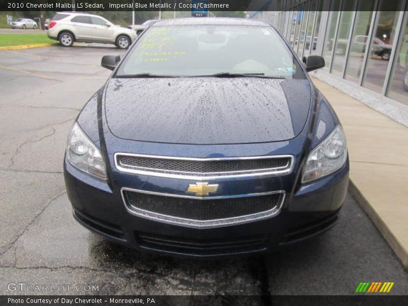 Imperial Blue Metallic / Cocoa/Cashmere 2010 Chevrolet Malibu LS Sedan