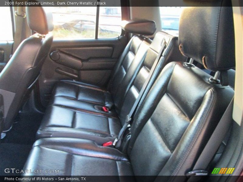 Dark Cherry Metallic / Black 2008 Ford Explorer Limited