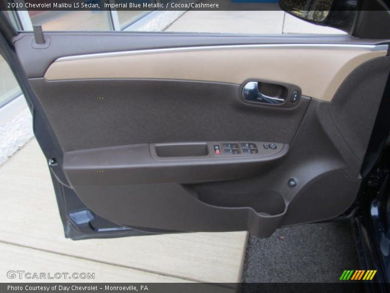 Imperial Blue Metallic / Cocoa/Cashmere 2010 Chevrolet Malibu LS Sedan