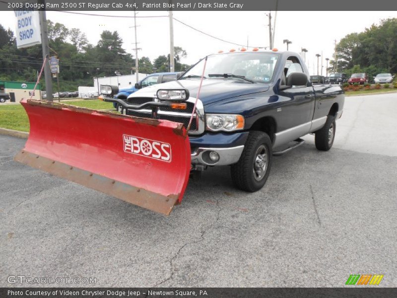 Patriot Blue Pearl / Dark Slate Gray 2003 Dodge Ram 2500 ST Regular Cab 4x4