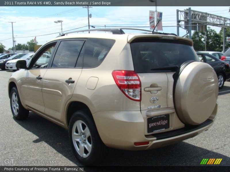 Sandy Beach Metallic / Sand Beige 2011 Toyota RAV4 V6 4WD