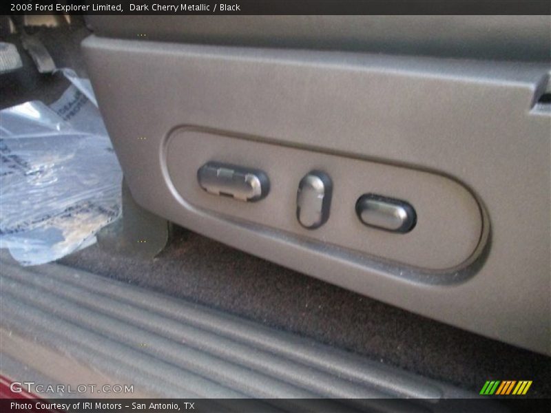 Dark Cherry Metallic / Black 2008 Ford Explorer Limited