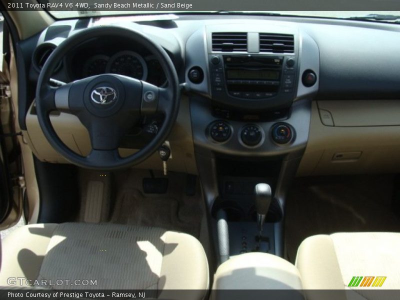 Sandy Beach Metallic / Sand Beige 2011 Toyota RAV4 V6 4WD