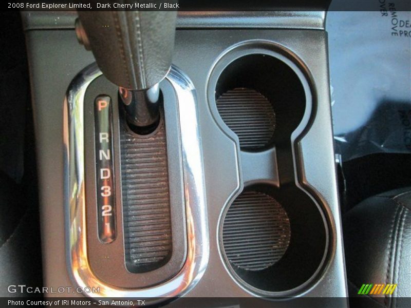 Dark Cherry Metallic / Black 2008 Ford Explorer Limited