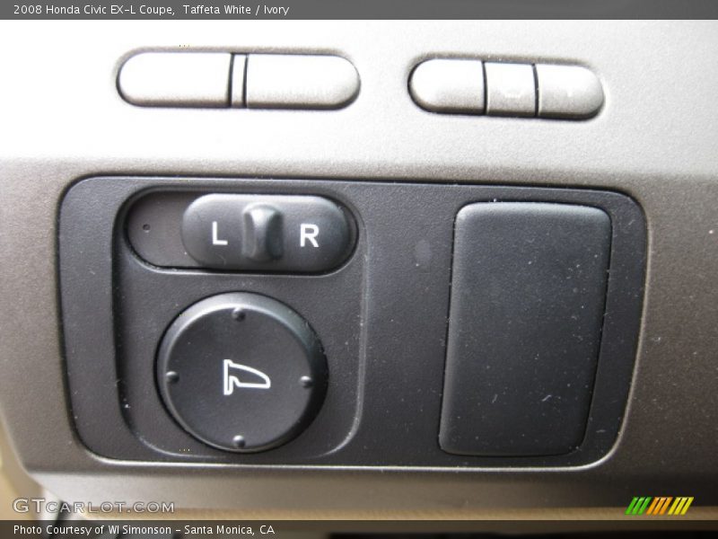 Taffeta White / Ivory 2008 Honda Civic EX-L Coupe