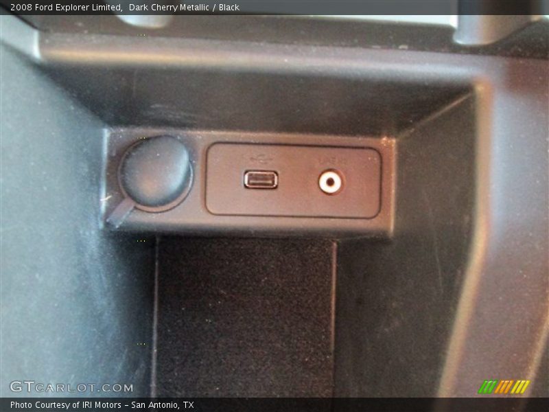 Dark Cherry Metallic / Black 2008 Ford Explorer Limited