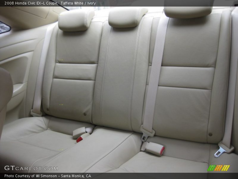 Taffeta White / Ivory 2008 Honda Civic EX-L Coupe