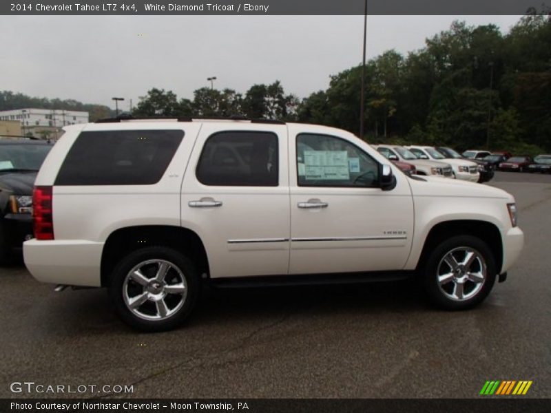 White Diamond Tricoat / Ebony 2014 Chevrolet Tahoe LTZ 4x4