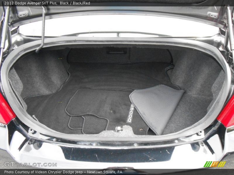 Black / Black/Red 2012 Dodge Avenger SXT Plus