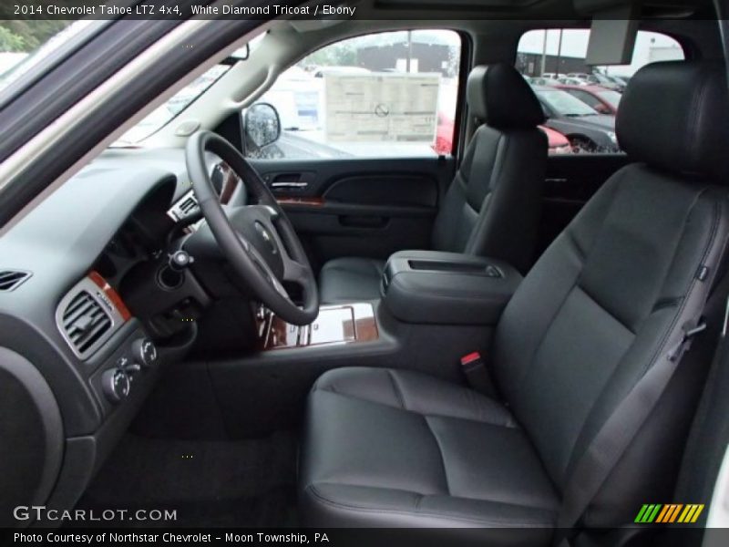 White Diamond Tricoat / Ebony 2014 Chevrolet Tahoe LTZ 4x4