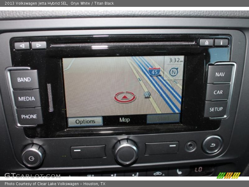 Oryx White / Titan Black 2013 Volkswagen Jetta Hybrid SEL