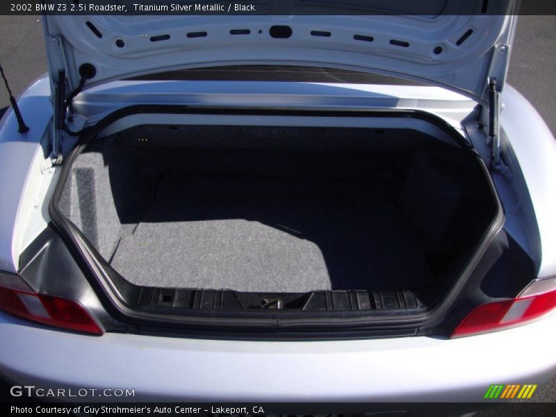 Titanium Silver Metallic / Black 2002 BMW Z3 2.5i Roadster