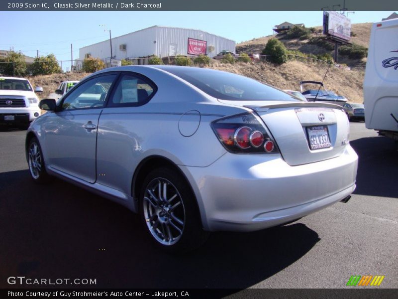 Classic Silver Metallic / Dark Charcoal 2009 Scion tC