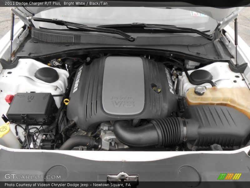Bright White / Black/Tan 2011 Dodge Charger R/T Plus