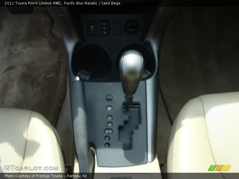 Pacific Blue Metallic / Sand Beige 2011 Toyota RAV4 Limited 4WD