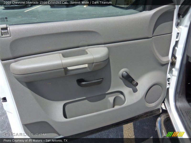 Summit White / Dark Titanium 2009 Chevrolet Silverado 1500 Extended Cab