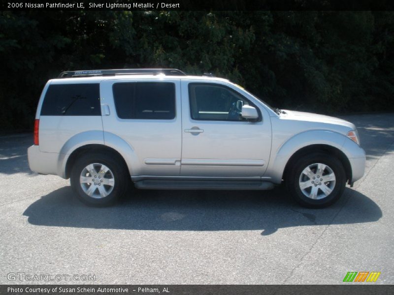 Silver Lightning Metallic / Desert 2006 Nissan Pathfinder LE