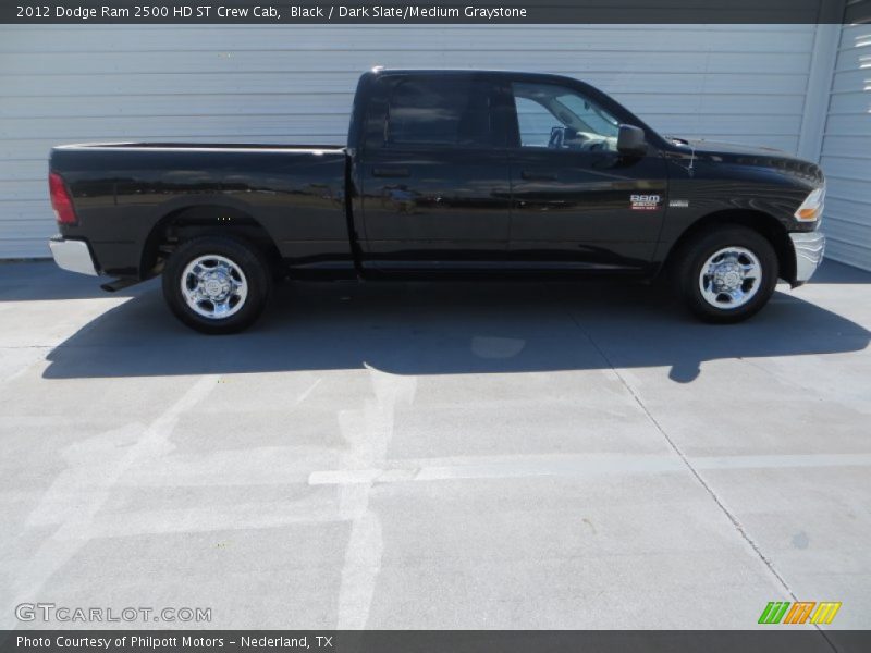 Black / Dark Slate/Medium Graystone 2012 Dodge Ram 2500 HD ST Crew Cab