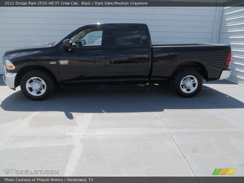 Black / Dark Slate/Medium Graystone 2012 Dodge Ram 2500 HD ST Crew Cab