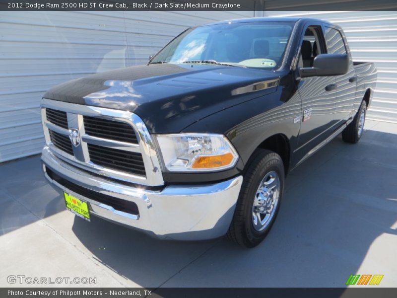 Black / Dark Slate/Medium Graystone 2012 Dodge Ram 2500 HD ST Crew Cab