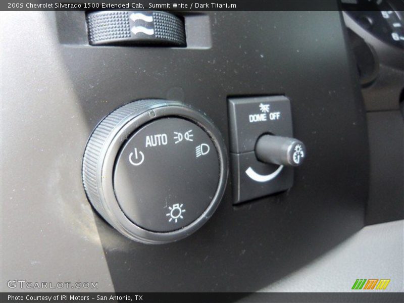 Summit White / Dark Titanium 2009 Chevrolet Silverado 1500 Extended Cab