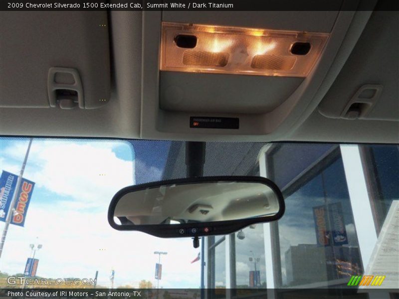 Summit White / Dark Titanium 2009 Chevrolet Silverado 1500 Extended Cab